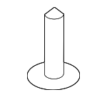 9A791251601 - Body: Side Shield Screw for Porsche: Macan, Panamera, Taycan Image