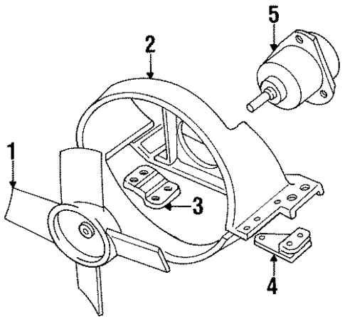 Cooling Fan for 1993 Jaguar XJS #0