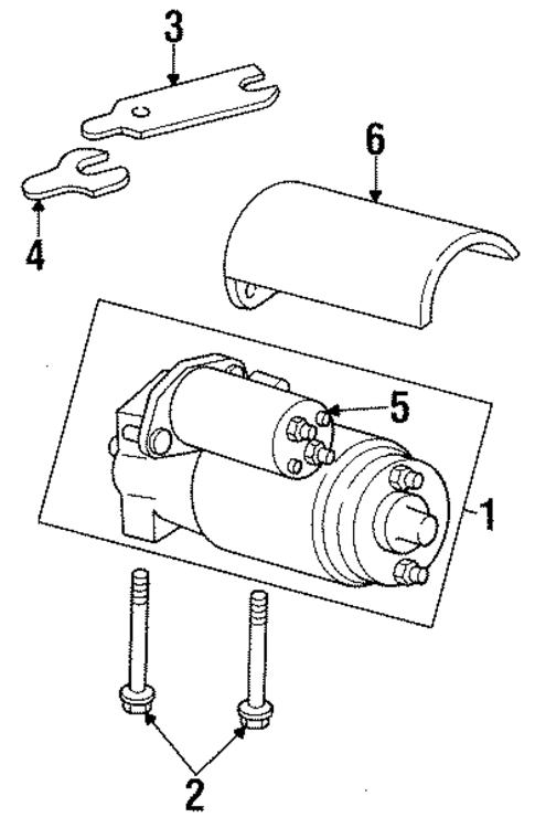 Starter for 1993 Chevrolet C1500 #1