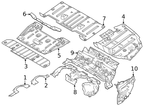Heat & Sound Insulators for 2023 BMW iX #0