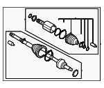 28321FN060 - : Axle Assembly for Subaru Image