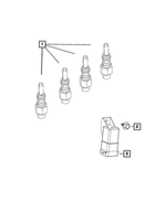 68576776AA - Electrical: Glow Plug for Ram: ProMaster 1500, ProMaster 2500, ProMaster 3500 Image