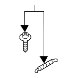 5G9898671 - Body: Air Deflector Mount Kit for Volkswagen Image