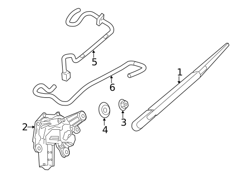 Wiper & Washer Components for 2014 Nissan Pathfinder #1