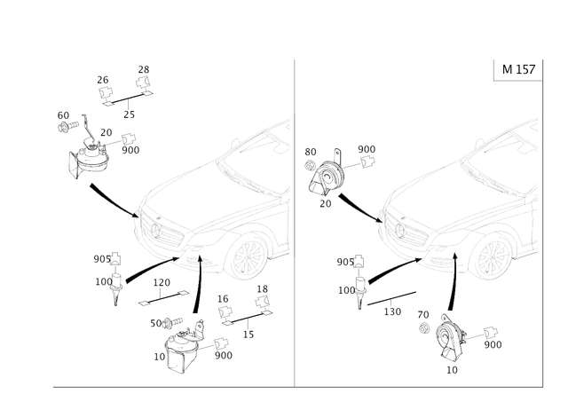 2124403539 - Electrical Equipment and Instruments: Electrical Wiring Harness for Mercedes-Benz Image image