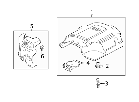 Engine Appearance Cover for 2016 GMC Sierra 2500 HD #0