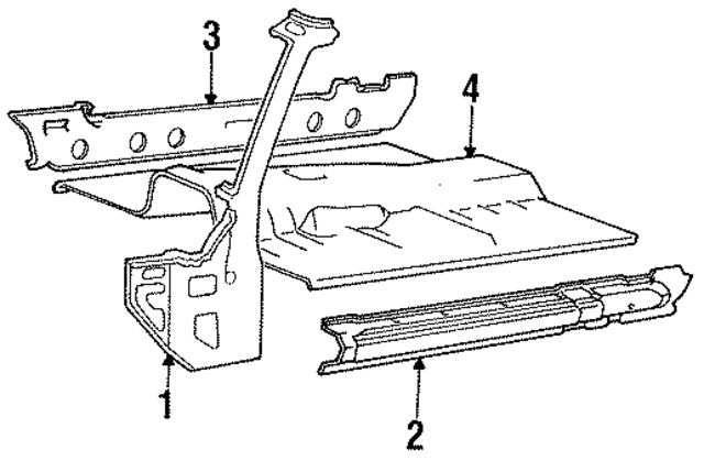 MB593612 - Body: Pillar for Mopar Image