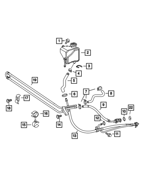 Power Steering Hoses for 2008 Dodge Sprinter 3500 #0