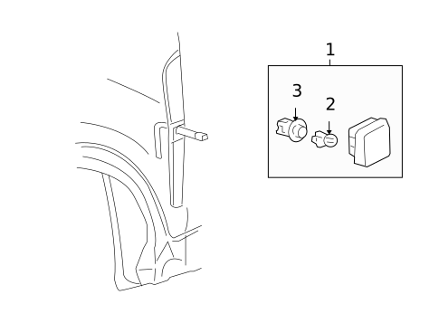 Side Repeater Lamps for 2008 Saturn Vue #0