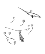 68427791AB - Electrical: Washer Hose for Mopar Image image