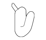 8P085763561S - Body: Coat Hook for Audi: A3, A3 Quattro, R8, TT Quattro, TT RS Quattro, TTS Quattro Image