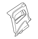 8J886704324A - Body: Lower Quarter Trim for Audi: TT, TT Quattro, TT RS Quattro, TTS Quattro Image