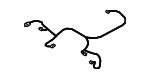 BDWK67100 - Body: Headliner Wiring Harness for Mazda Image