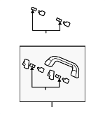 BDGH69470C75 - Body: Grip Handle for Mazda: 3, CX-70, CX-90 Image