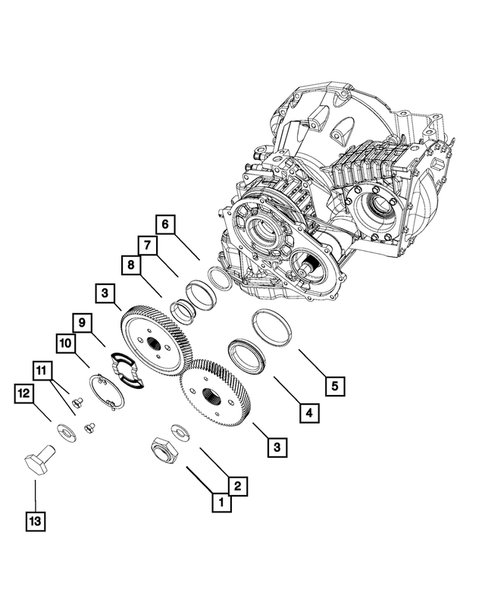 Gear Train for 2010 Chrysler PT Cruiser #0