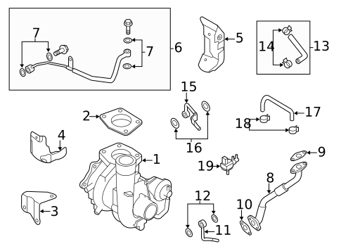 Turbocharger & Components for 2011 Mazda 3 #0