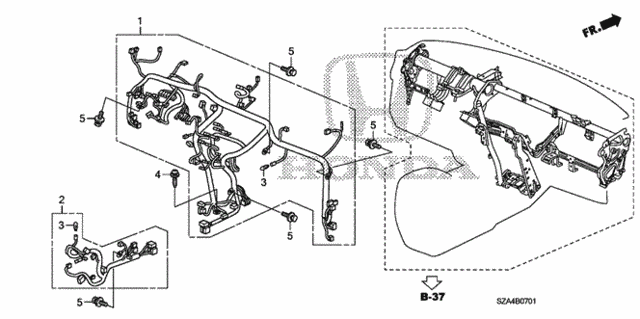 Wire Harness (2) for 2012 Honda Pilot #0