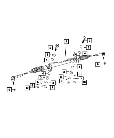 Steering Gear for 2016 Dodge Viper #0