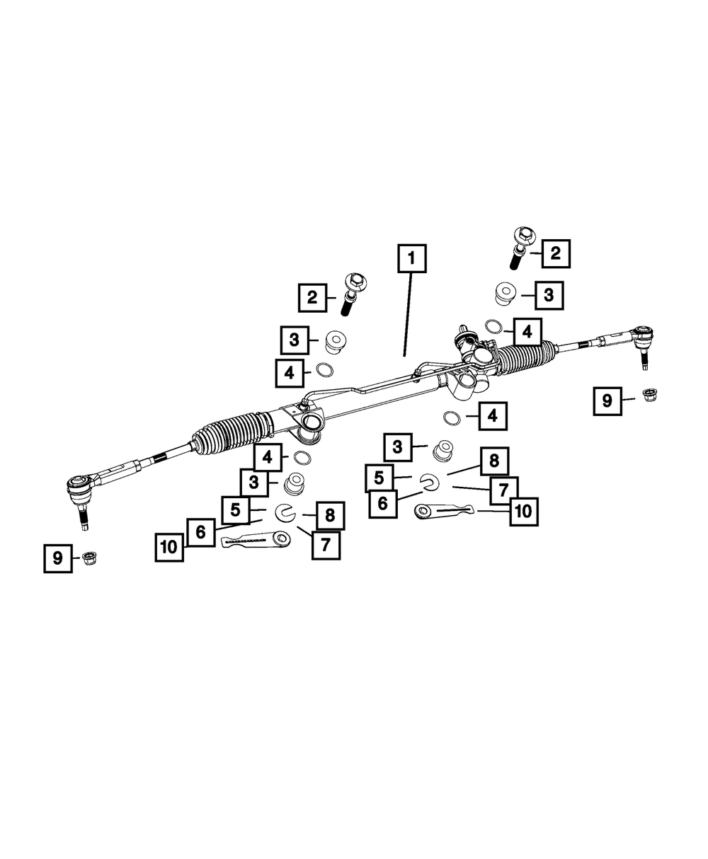 Steering Gear Shim - Mopar (04708475)