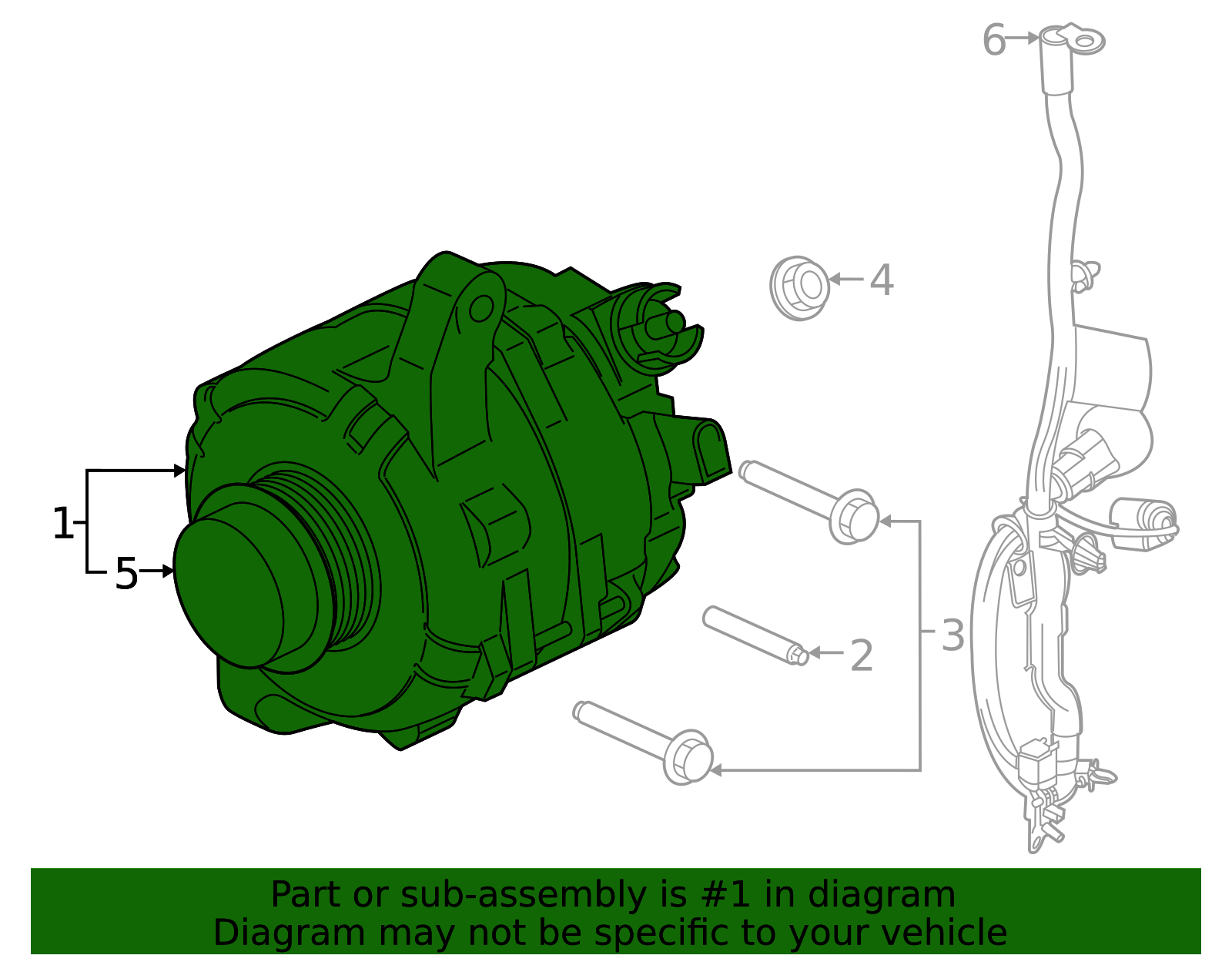 2019-2023 Ford Ranger Alternator KB3Z-10346-B | OEM Parts Online
