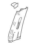 8152528010 - Body: Upper Center Pillar Trim for Isuzu Image