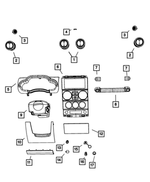 5KL65ZJ8AB - : Steering Column Cover for Mopar Image