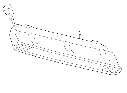 High Mounted Stop Lamp for 2008 Audi A3 Quattro #0