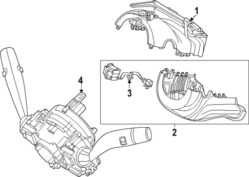 Shroud, Switches & Levers for 2025 Genesis GV80 #0