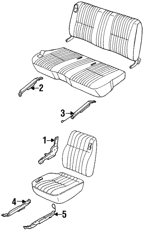 Tracks & Components for 1989 Nissan D21 #0