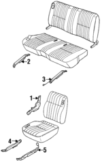 8740107G00 - Body: Recline Adjuster for Nissan Image