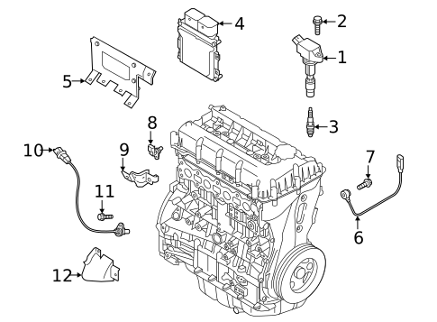 Ignition System for 2020 Hyundai Veloster N #0