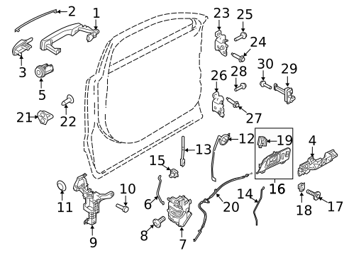 Front Door for 2018 Lincoln MKT #2