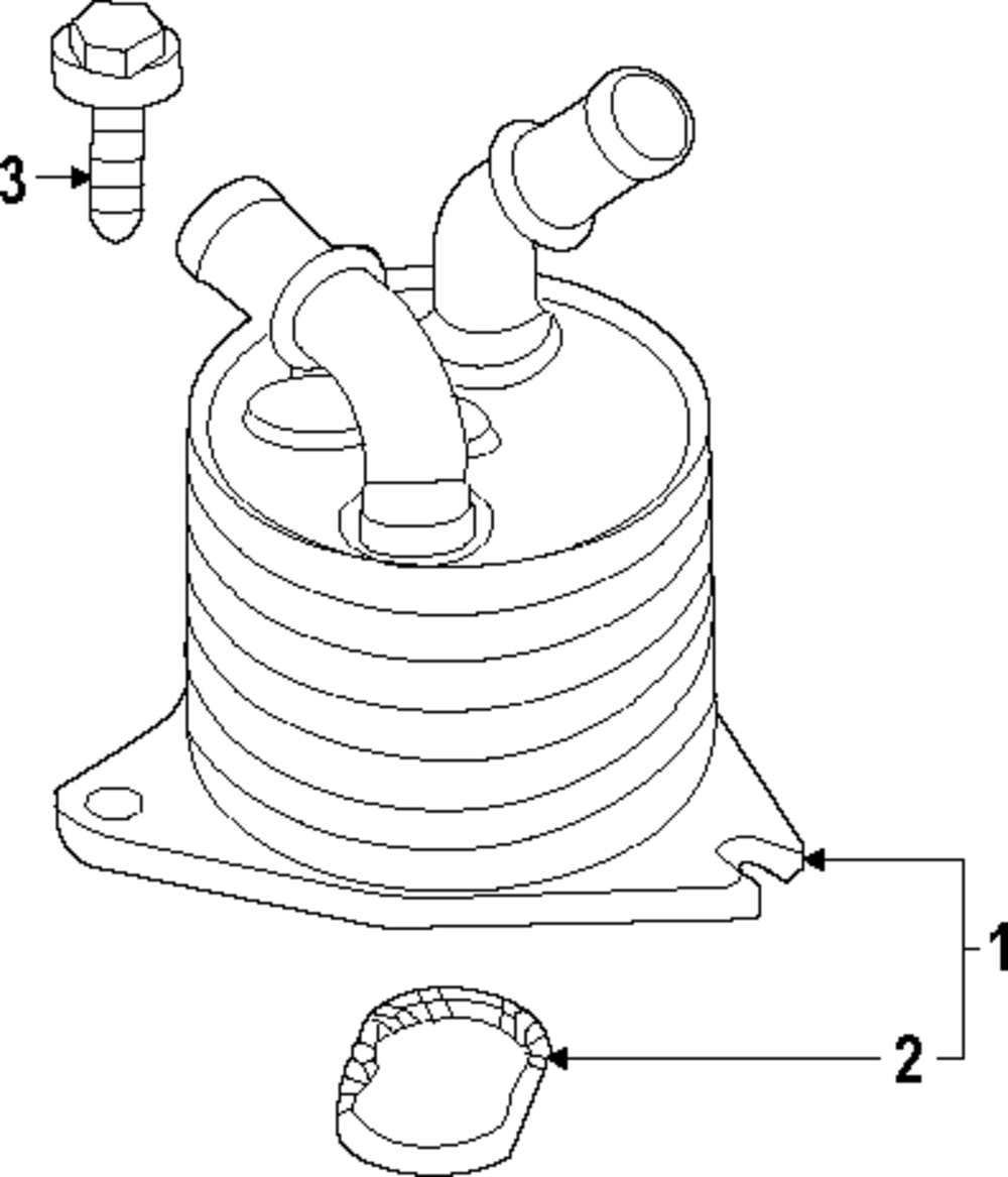 2025 Volkswagen Jetta Oil Cooler Seal WHT-011-497 | VW Direct Auto Parts