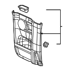 15256202 - Body: Lower Trim Panel for Chevrolet: Colorado | GMC: Canyon Image
