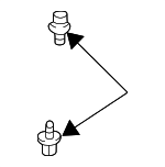 934070802008 - Body: Impact Bar Bolt for Honda: Civic, Odyssey Image