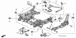 35950SV1L32ZD - Interior/Bumper: SWITCH ASSY., POWER SEAT *YR169L* (MILD BEIGE) for Honda Image