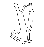 4D0813687E - Body: Gutter for Audi Image