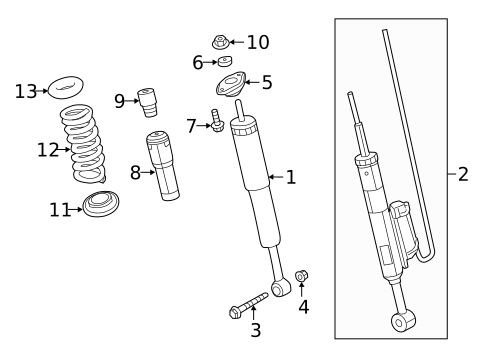 Shocks & Components for 2021 Dodge Charger #0