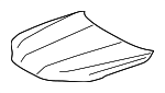 5330160780 - Body: Hood for Lexus: LX600, LX700h Image