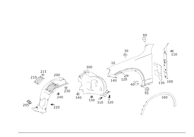 2538858901 - : Absorber for Mercedes-Benz Image