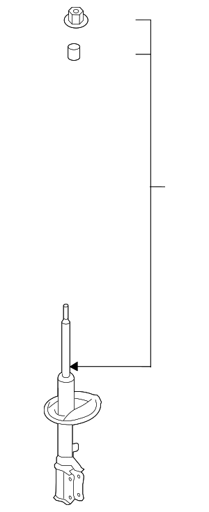 4854009B70 - : Strut for Toyota Image