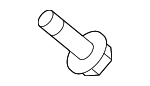 514550E010 - Belts &amp; Cooling: Radiator Support Splash Shield Bolt for Toyota Image