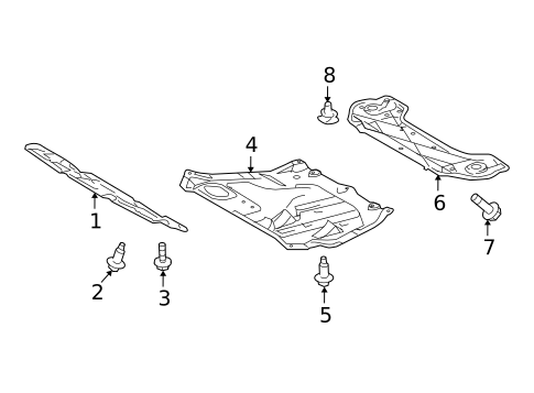 Splash Shields for 2013 Toyota Highlander #0