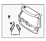 39887614 - Body: Spoiler Assembly for Volvo: V70 Image