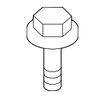982757 - Body: Spoiler Assembly Screw for Volvo: 960, C40 Recharge, EC40, EX30, EX90, S40, S60, S60 Cross Country, S80, S90, V40, V60, V60 Cross Country, V70, V90, V90 Cross Country, XC40, XC40 Recharge, XC60, XC70, XC90 Image