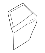 60409SC0119P - : Door Shell Assembly, Rear Drivers Side, Part cannot be shipped for Subaru Image