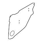 62244SC000 - Body: Water Shield for Subaru: Forester Image