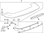 84525818 - Body: Tape Kit for Chevrolet: Traverse, Traverse Limited Image