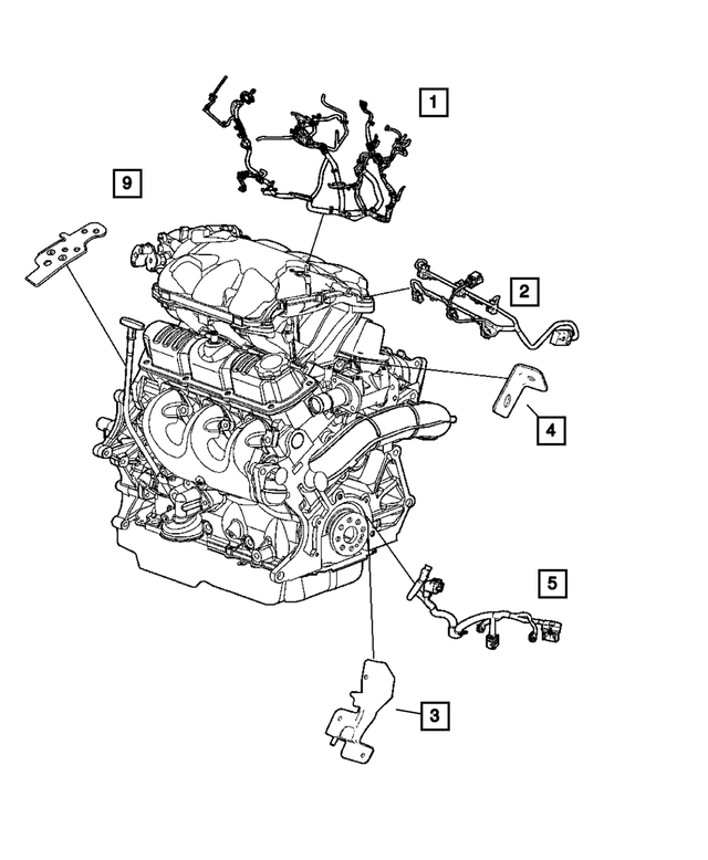 4801373AD - Electrical: Powertrain Wiring for Mopar Image