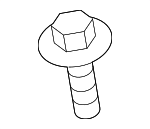 90119A0461 - Body: Fender Bolt for Lexus: ES250, ES300h, ES350, LS460, LS500, LS500h, NX250, NX350, NX350h, NX450h+, RX350, RX350h, RX450h+, RX500h, UX200, UX250h, UX300h Image